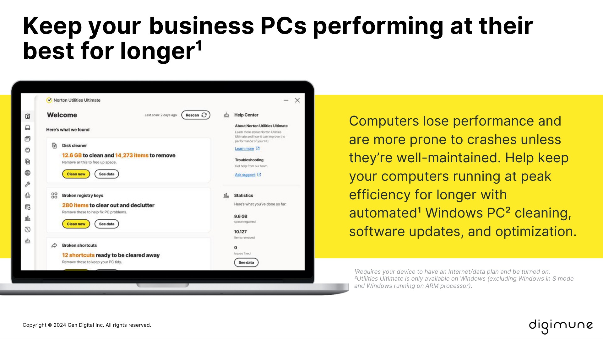 Keep your business PCs performing at their best for longer.