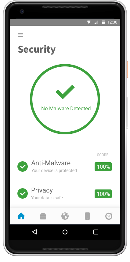 Norton Security screen